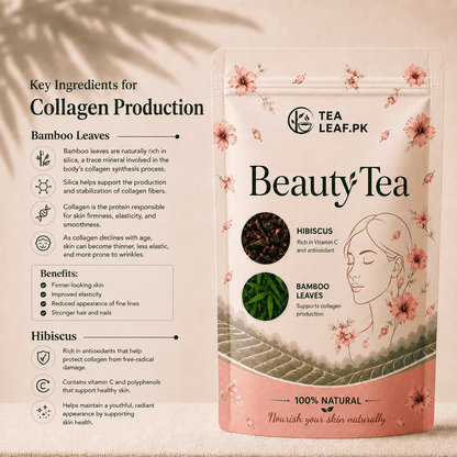 Collagen Support Herbal Tea with plant silica | Beauty Tea
